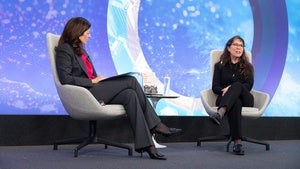 Leslie Vinjamuri and Kori Schake on the Council Stage