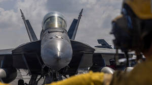 US Navy Striker in Indian Ocean
