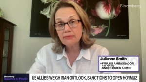 Julianne Smith speaks to Bloomberg via video