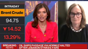 Rachel Bronson speaks with Bloomberg via video