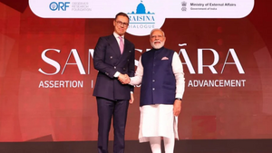 Stubb and Modi at Raisina Dialogue