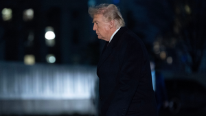 Donald Trump Walking