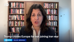 Leslie Vinjamuri speaks on DW News