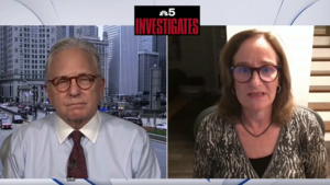  Chuck Goudie speaks with Rachel Bronson via video call