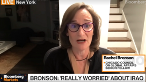 Rachel Bronson appears on Bloomberg
