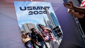 Fans arrive for the announcement of the United States men's national soccer team roster