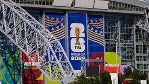 AT&T Stadium, where upcoming World Cup soccer matches are scheduled to be played