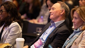 A person in the audience