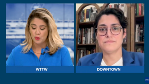 Ariane Tabatabai appears on WTTW. 
