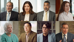 Collage of speaker headshots.