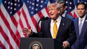 President Donald Trump speaks during a media conference at the NATO summit in Ankara, Turkey.
