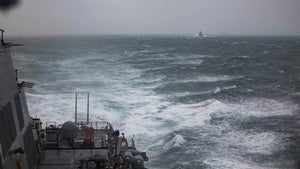 ships in the Taiwan Strait