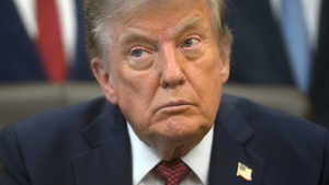 US President Donald Trump sits inside the Oval Office on July 24, 2026.