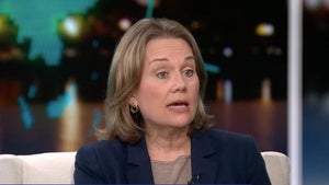 A person speaks on camera