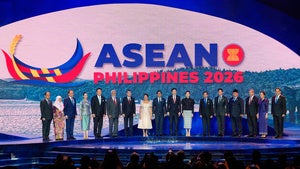 A group photo during the opening ceremony of the 48th ASEAN Summit and Related Meetings in Cebu, Philippines on Friday, May 8, 2026.